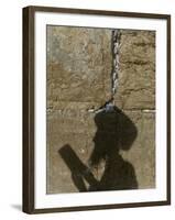 Praying at the Western Wall on Shavuot, Jerusalem, Israel-Sebastian Scheiner-Framed Photographic Print