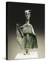 Praying Bronze Statuette, Nuraghic Civilization-null-Stretched Canvas