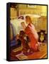 Praying Child and Dog, 1941-null-Framed Stretched Canvas