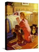 Praying Child and Dog, 1941-null-Stretched Canvas