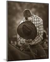 Praying Cowboy-Barry Hart-Mounted Art Print
