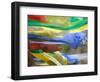 Praying Flags Against Blue Sky at Pepe La Pass, Phobjikha Valley, Gangtey, Bhutan-Keren Su-Framed Photographic Print