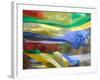 Praying Flags Against Blue Sky at Pepe La Pass, Phobjikha Valley, Gangtey, Bhutan-Keren Su-Framed Photographic Print