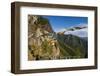 Praying Flags before the Tiger's Nest, Taktsang Goempa Monastery Hanging in the Cliffs, Bhutan-Michael Runkel-Framed Photographic Print