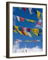 Praying Flags in the Tang Valley, Bumthang, Bhutan-Keren Su-Framed Photographic Print