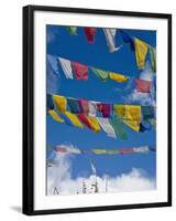 Praying Flags in the Tang Valley, Bumthang, Bhutan-Keren Su-Framed Photographic Print