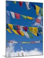 Praying Flags in the Tang Valley, Bumthang, Bhutan-Keren Su-Mounted Photographic Print