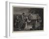 Praying for Deliverance from Cholera-Henry Woods-Framed Giclee Print