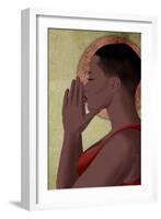 Praying Goddess 1-Marcus Prime-Framed Art Print