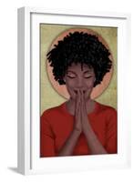 Praying Goddess 2-Marcus Prime-Framed Art Print