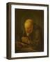 Praying Hermit-Gerard Dou-Framed Art Print