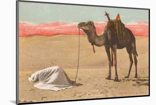 Praying in the Desert-null-Mounted Photographic Print