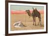 Praying in the Desert-null-Framed Photographic Print