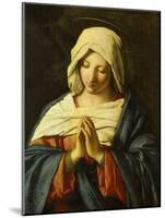 Praying Madonna-Giovanni Battista Salvi da Sassoferrato-Mounted Giclee Print