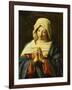 Praying Madonna-Giovanni Battista Salvi da Sassoferrato-Framed Giclee Print