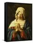 Praying Madonna-Giovanni Battista Salvi da Sassoferrato-Framed Stretched Canvas