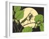 Praying Mantis with Grasshopper-null-Framed Art Print