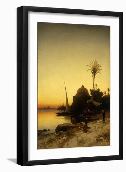 Praying to Mecca-Herman David Salomon Corrodi-Framed Giclee Print