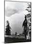 Praying to the Spirits at Crater Lake, Klamath-Edward S^ Curtis-Mounted Art Print