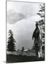 Praying to the Spirits at Crater Lake, Klamath-Edward S^ Curtis-Mounted Art Print