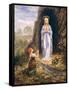 Praying-Edgar Jerins-Framed Stretched Canvas