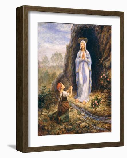 Praying-Edgar Jerins-Framed Giclee Print