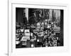 Pre-Christmas Holiday Traffic on 57th Avenue, Teeming with Double Decker Busses, Trucks and Cars-Andreas Feininger-Framed Photographic Print