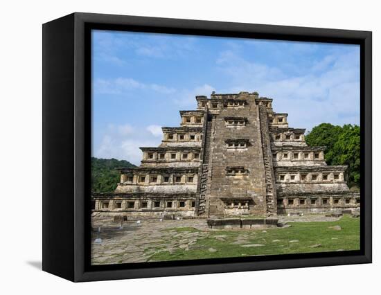 Pre-Columbian archaeological site of El Tajin, Veracruz, Mexico-Michael Runkel-Framed Stretched Canvas