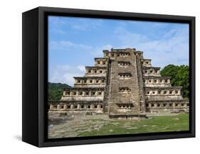 Pre-Columbian archaeological site of El Tajin, Veracruz, Mexico-Michael Runkel-Framed Stretched Canvas