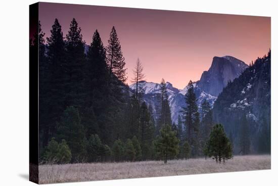 Pre Dawn at Half Dome, Yosemite Valley-null-Stretched Canvas