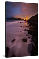 Pre Dawn Beachscape at Golden Gate Bridge, San Francisco-Vincent James-Stretched Canvas