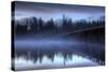 Pre Dawn By The Fishing Bridge, Yellowstone River, Wyoming-Vincent James-Stretched Canvas