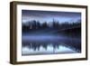 Pre Dawn By The Fishing Bridge, Yellowstone River, Wyoming-Vincent James-Framed Photographic Print