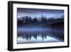 Pre Dawn By The Fishing Bridge, Yellowstone River, Wyoming-Vincent James-Framed Photographic Print