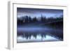 Pre Dawn By The Fishing Bridge, Yellowstone River, Wyoming-Vincent James-Framed Photographic Print