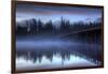 Pre Dawn By The Fishing Bridge, Yellowstone River, Wyoming-Vincent James-Framed Photographic Print