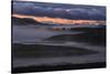 Pre Dawn Fog at Yellowstone River, Wyoming-Vincent James-Stretched Canvas