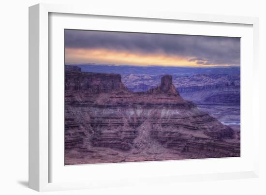 Pre Dawn Glow at Dead Horse Point, Southern Utah-Vincent James-Framed Photographic Print
