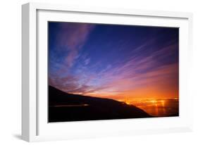 Pre Dawn Glow at Golden Gate Bridge, San Francisco California-Vincent James-Framed Photographic Print