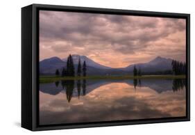 Pre Dawn in the Central Cascades-Vincent James-Framed Stretched Canvas