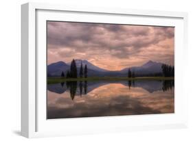 Pre Dawn in the Central Cascades-Vincent James-Framed Photographic Print