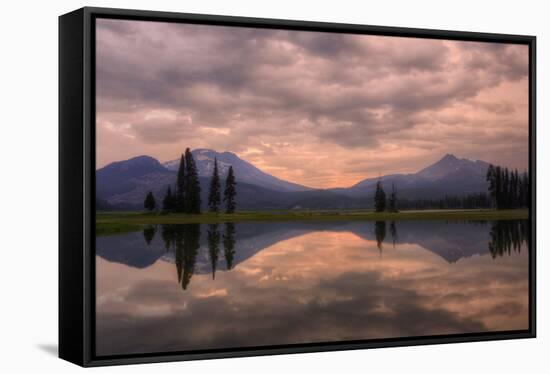 Pre Dawn in the Central Cascades-Vincent James-Framed Stretched Canvas