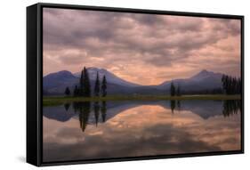 Pre Dawn in the Central Cascades-Vincent James-Framed Stretched Canvas