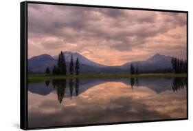 Pre Dawn in the Central Cascades-Vincent James-Framed Stretched Canvas