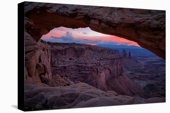 Pre Dawn Magic in the Sky at Mesa Arch, Canyonlands, Utah-Vincent James-Stretched Canvas