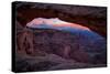 Pre Dawn Magic in the Sky at Mesa Arch, Canyonlands, Utah-Vincent James-Stretched Canvas