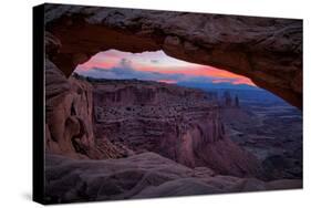 Pre Dawn Magic in the Sky at Mesa Arch, Canyonlands, Utah-Vincent James-Stretched Canvas