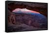 Pre Dawn Magic in the Sky at Mesa Arch, Canyonlands, Utah-Vincent James-Framed Stretched Canvas