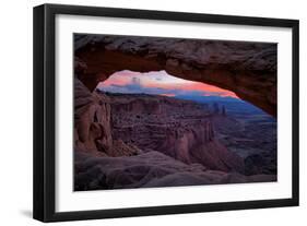 Pre Dawn Magic in the Sky at Mesa Arch, Canyonlands, Utah-Vincent James-Framed Photographic Print