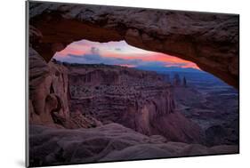 Pre Dawn Magic in the Sky at Mesa Arch, Canyonlands, Utah-Vincent James-Mounted Photographic Print